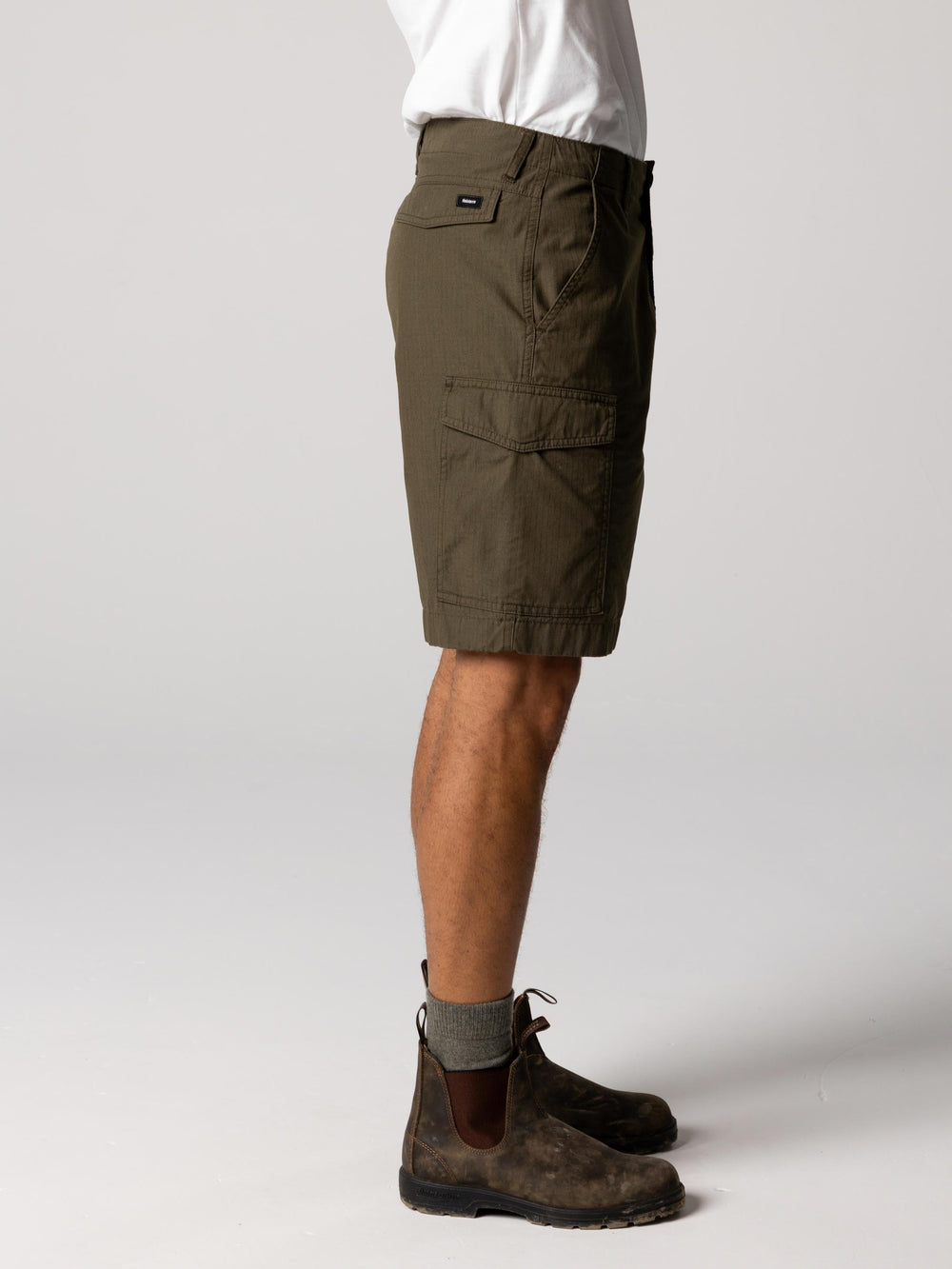 Organic Cotton Cargo Shorts in Olive - Clipper