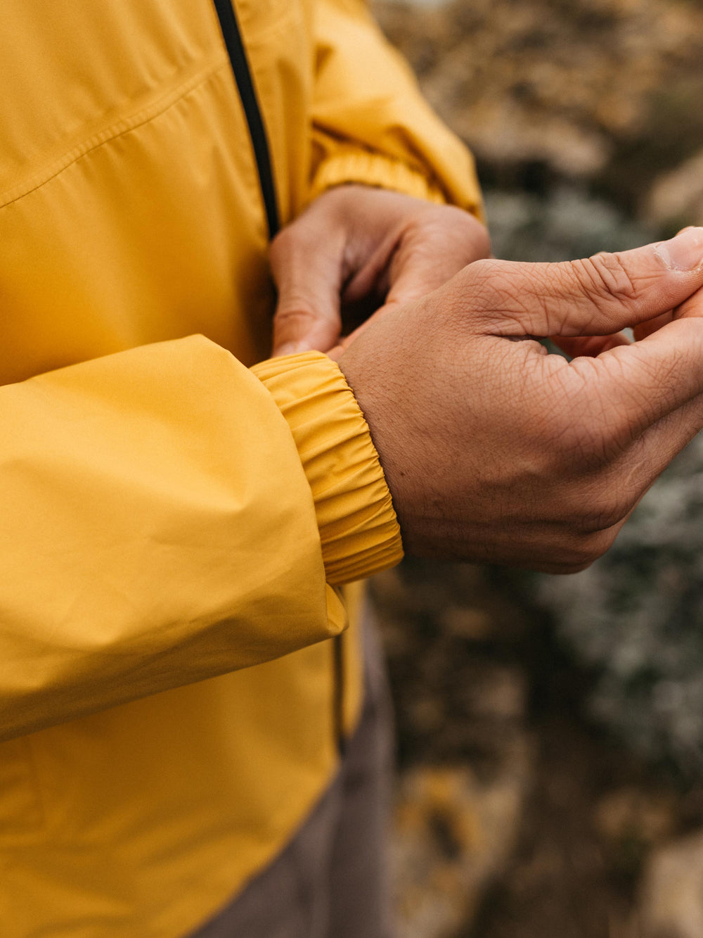 Recycled Waterproof Jacket in Orange - Rainbird