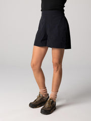 Recycled Hybrid Short in Black - Walker