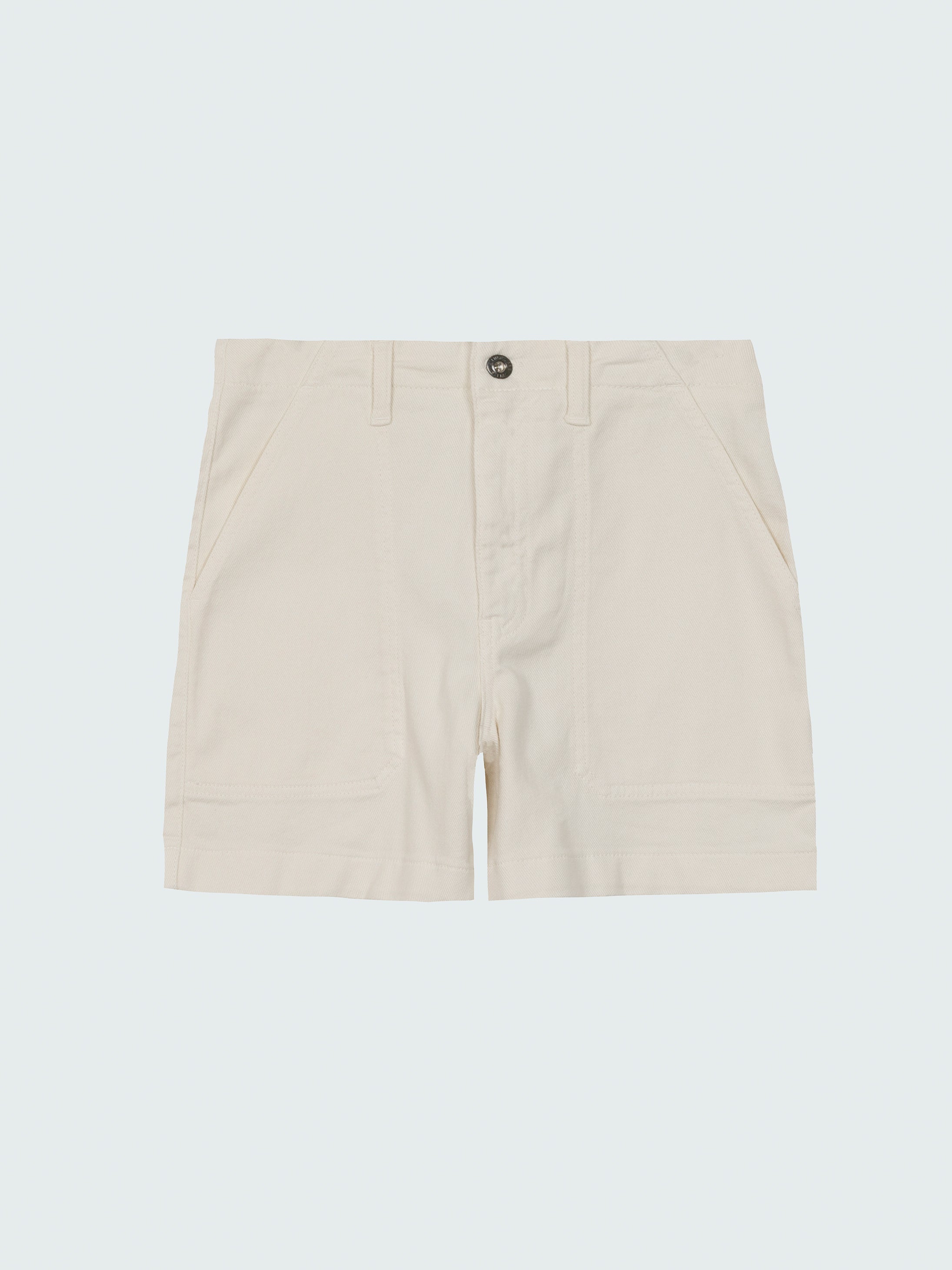 Yarrel Canvas Short in Ecru