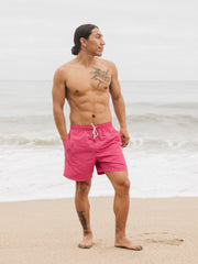Atlas Swim Short in Radical Pink