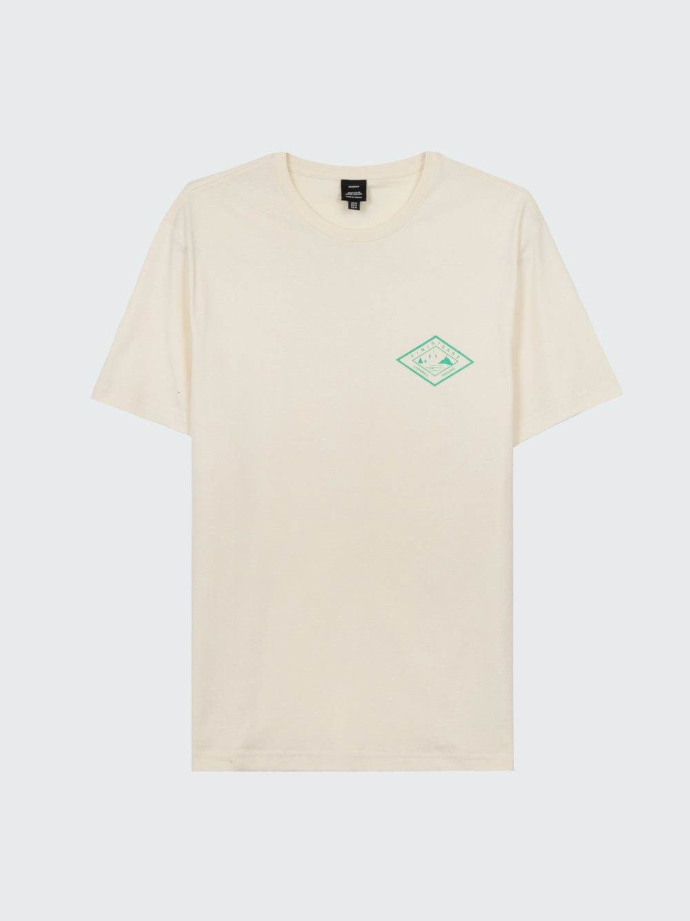 Organic Logo T-Shirt in Ecru - Diamond