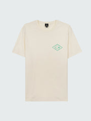 Organic Logo T-Shirt in Ecru - Diamond