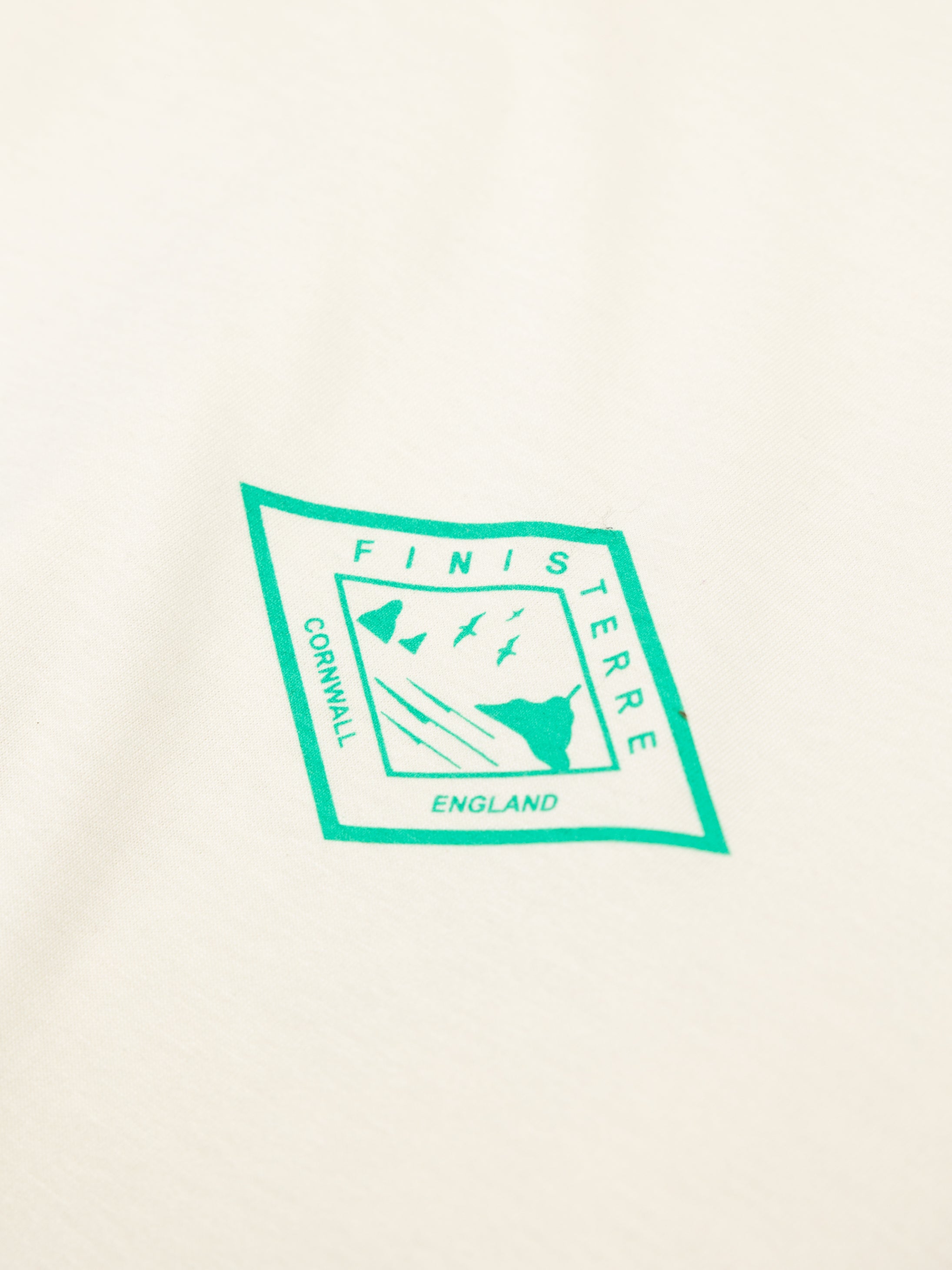 Organic Logo T-Shirt in Ecru - Diamond