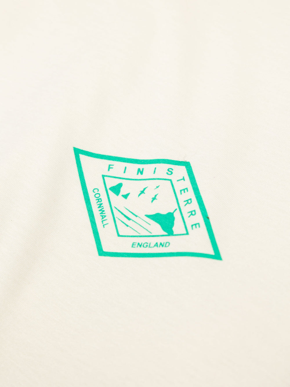 Organic Logo T-Shirt in Ecru - Diamond