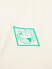 Organic Logo T-Shirt in Ecru - Diamond