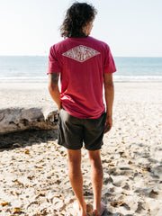 Organic Cotton T-Shirt in Pink - Diamond Spray