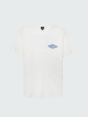 Organic Cotton T-Shirt in White - Diamond Spray