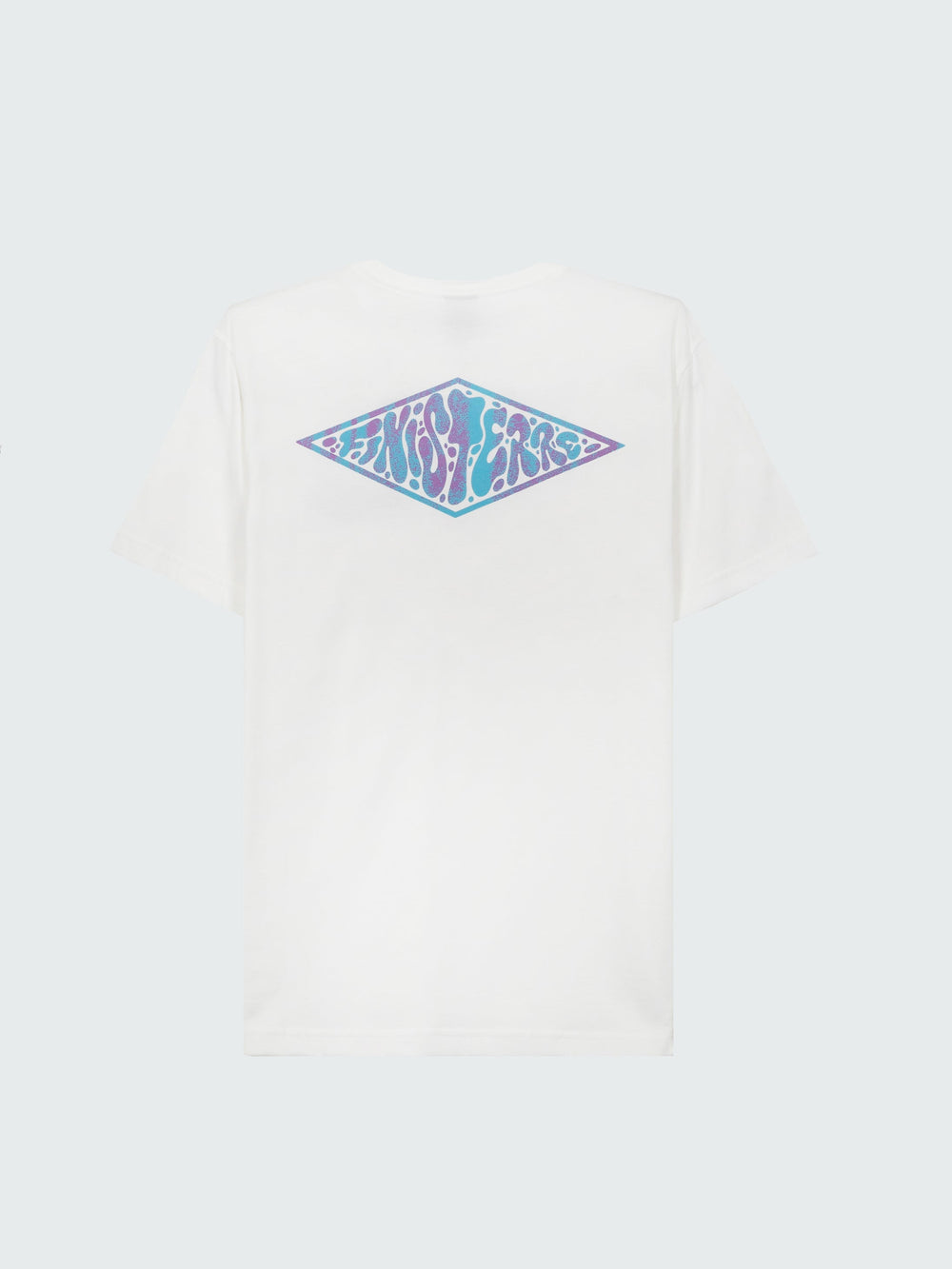 Organic Cotton T-Shirt in White - Diamond Spray