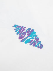 Organic Cotton T-Shirt in White - Diamond Spray