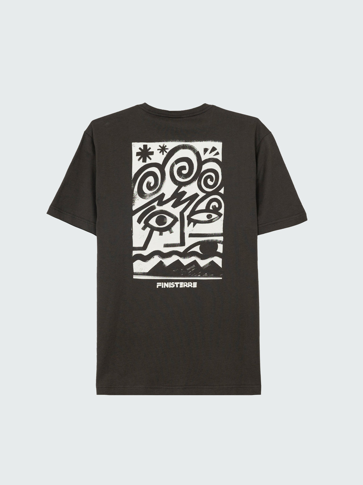 Organic Cotton T-Shirt in Black - Factory Surf