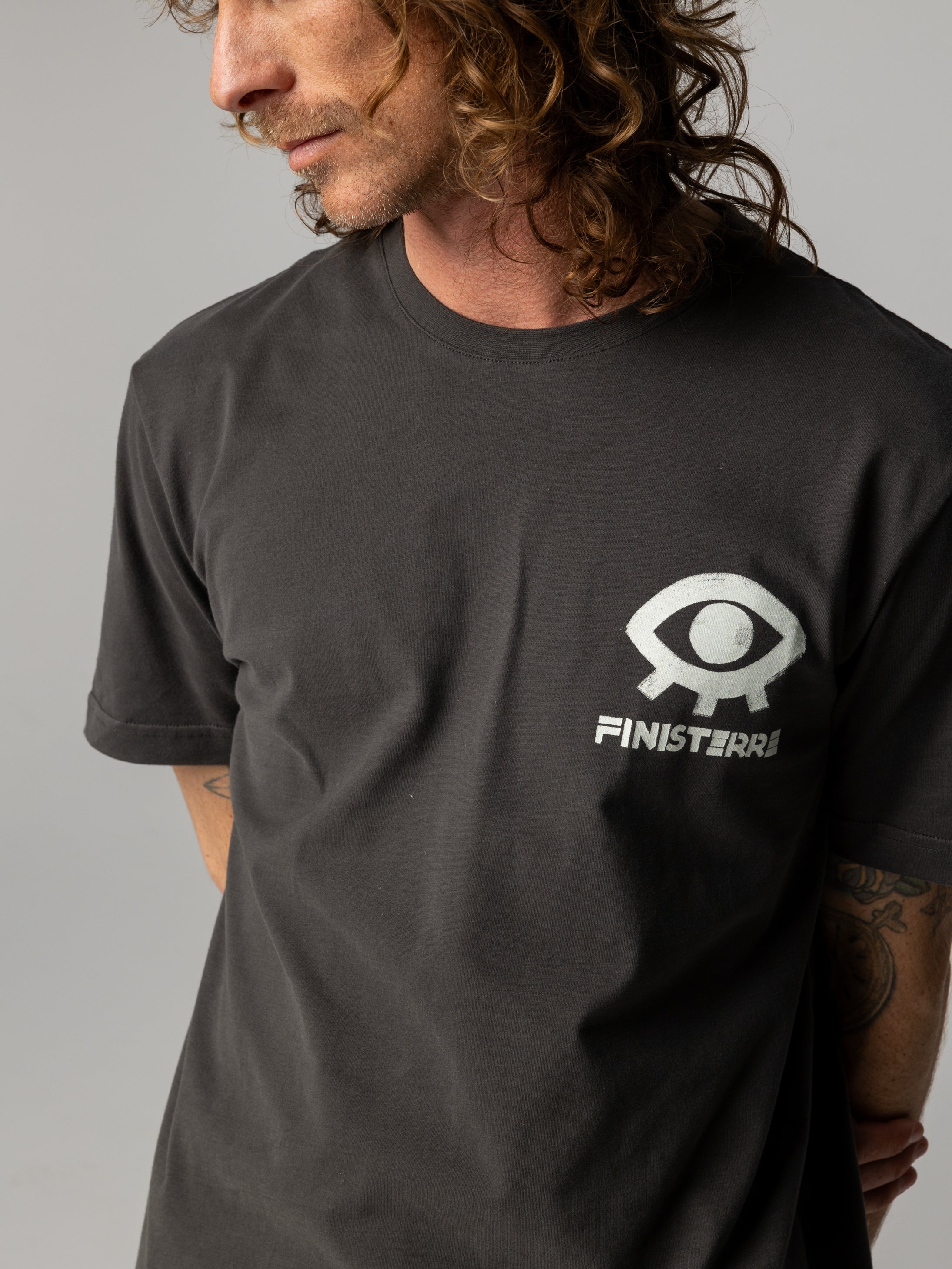 Organic Cotton T-Shirt in Black - Factory Surf