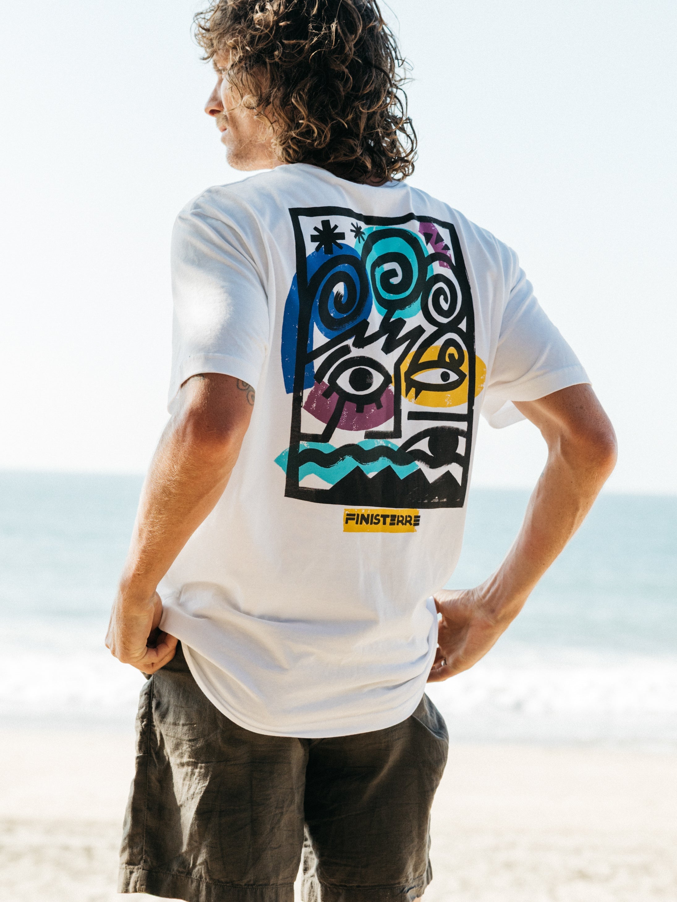 Organic Cotton T-Shirt in White - Factory Surf