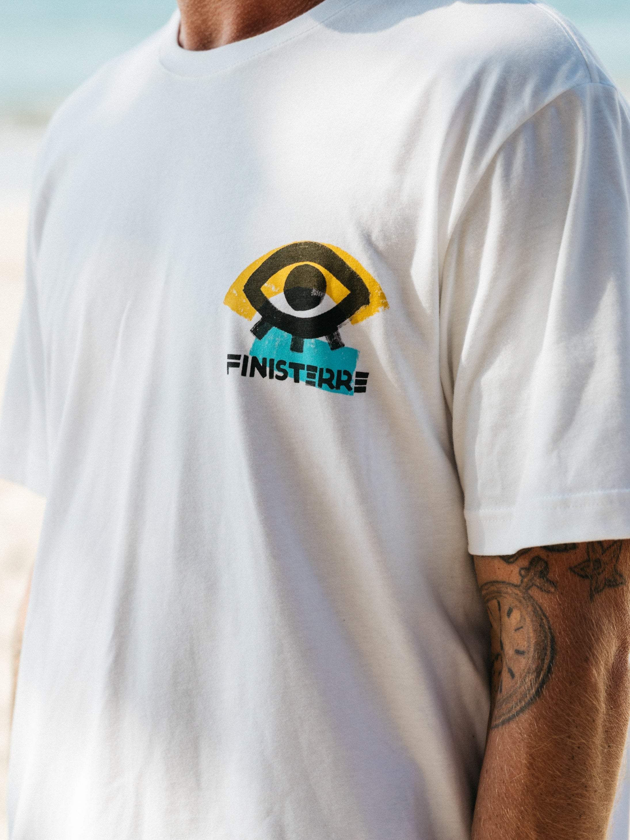 Organic Cotton T-Shirt in White - Factory Surf