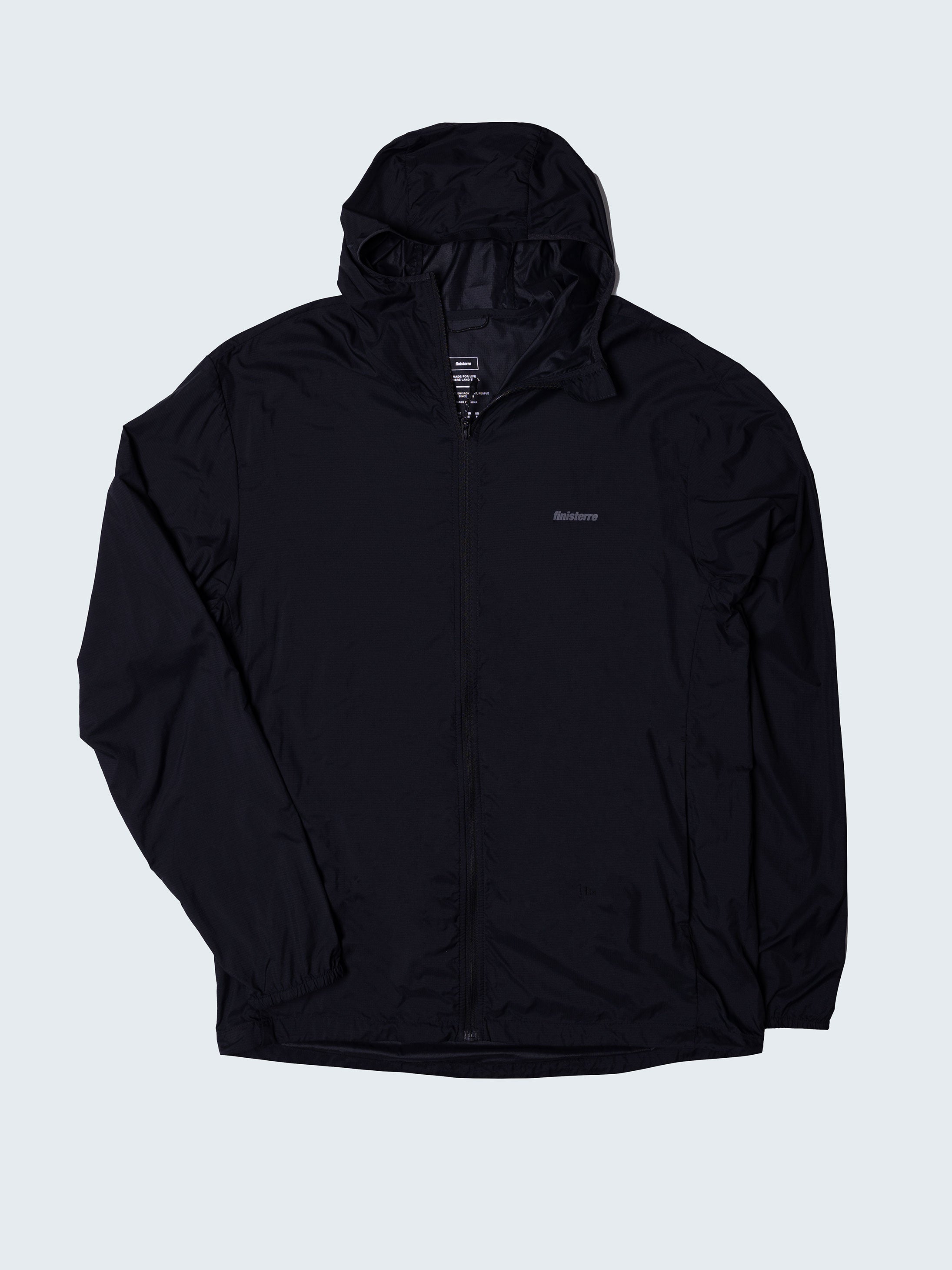 Recycled Windcheater Jacket in Black - Forecast