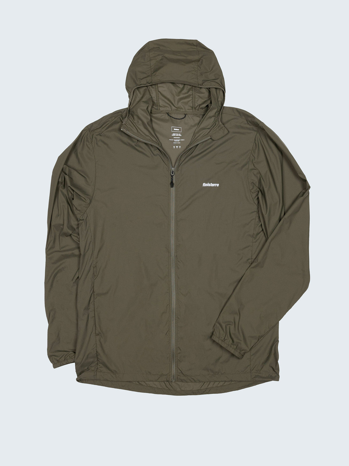 Recycled Windcheater Jacket in Olive - Forecast