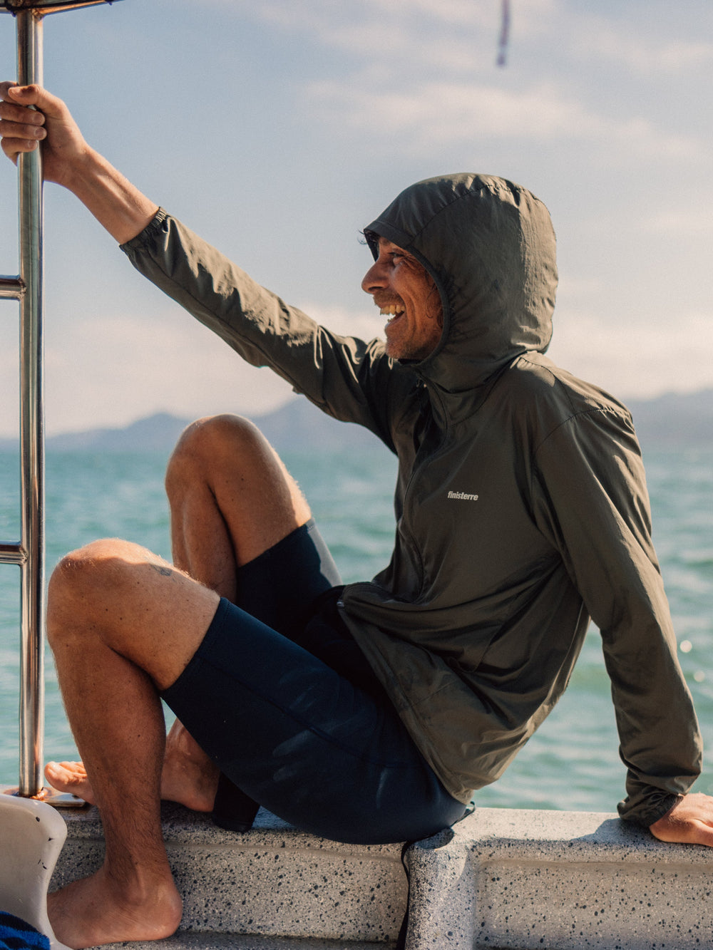 Recycled Windcheater Jacket in Olive - Forecast