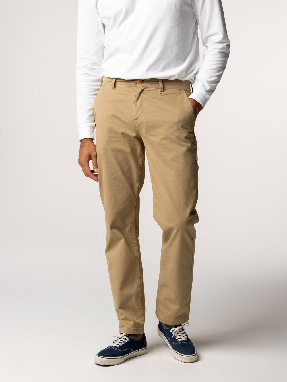 Organic Cotton Chino in Flint - Rincon