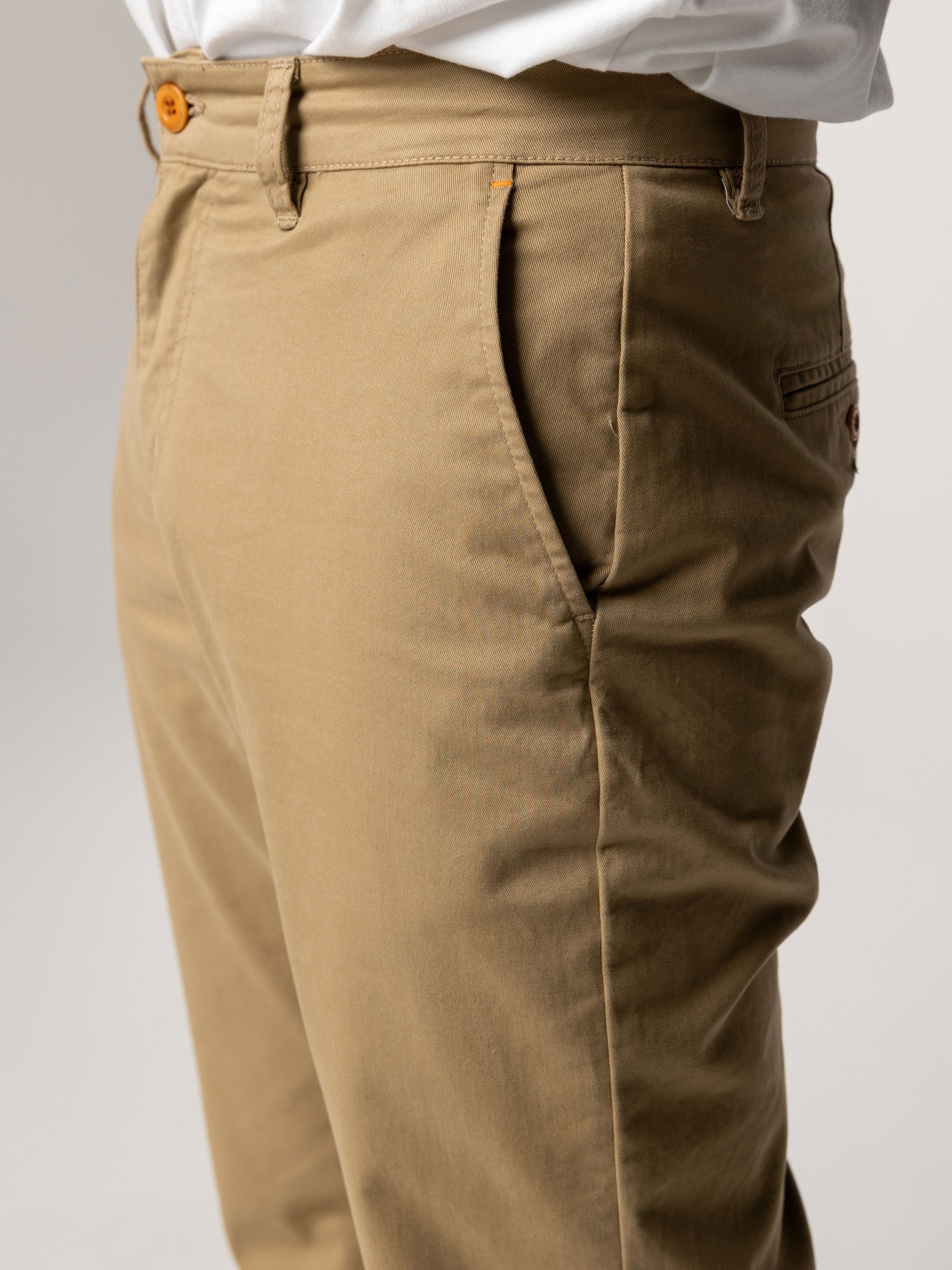 Organic Cotton Chino in Flint - Rincon