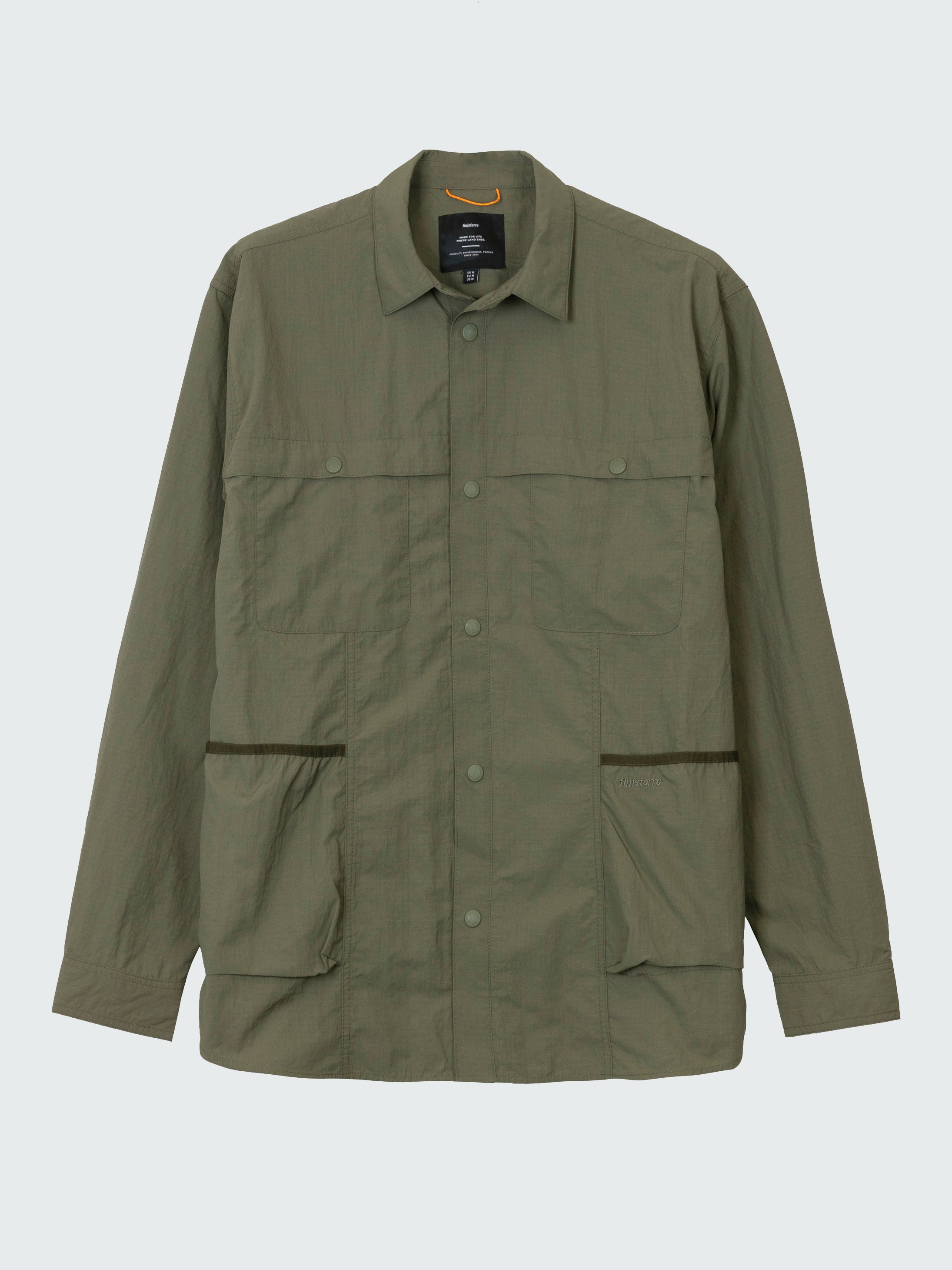 Recycled Long Sleeve Shirt in Olive - Wander