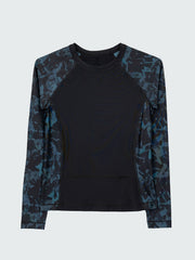 Aurora Long Sleeve Rash Vest (Fresh Tonal Print)