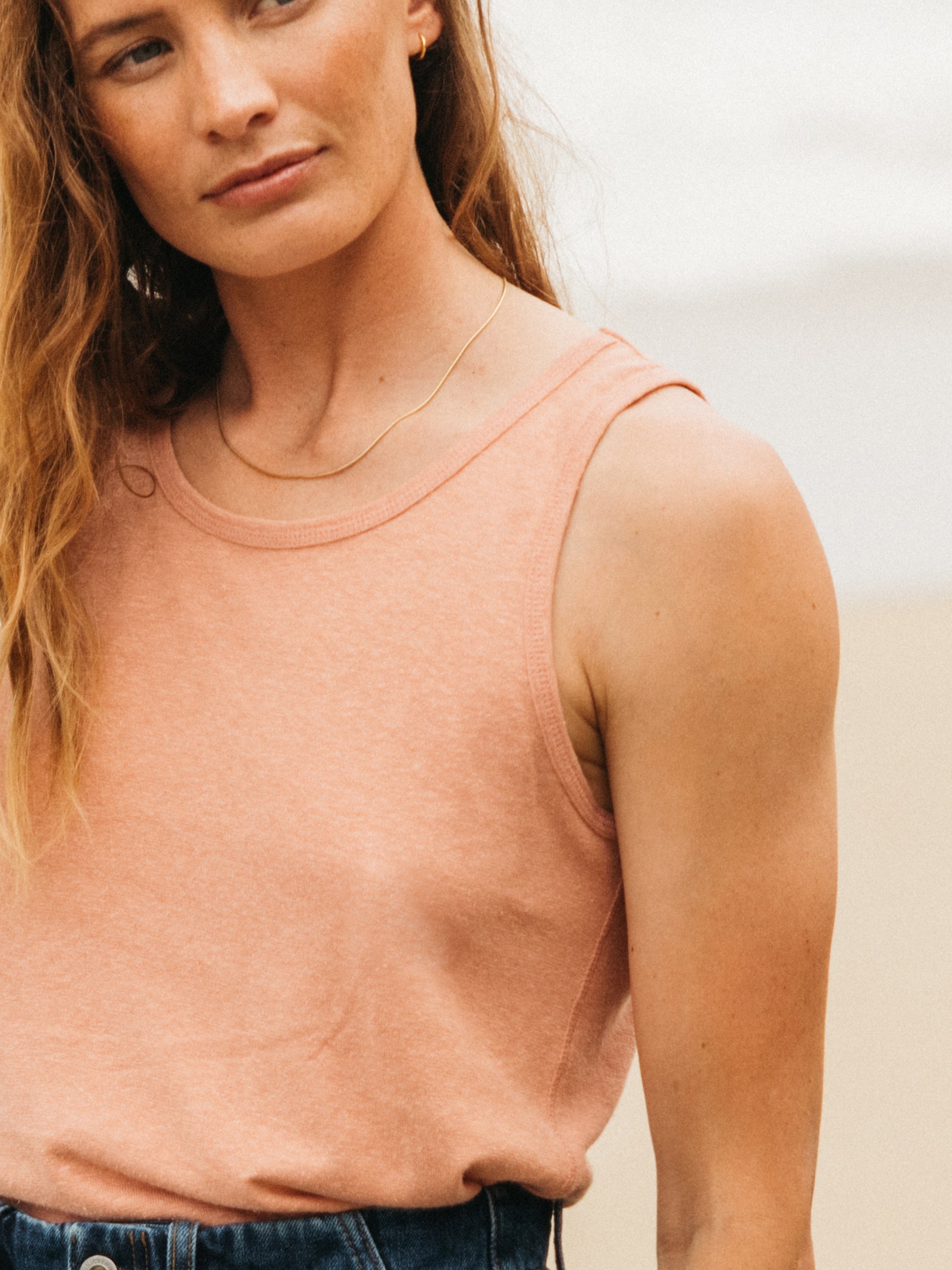 Hemp Vest in Clay - Riviera