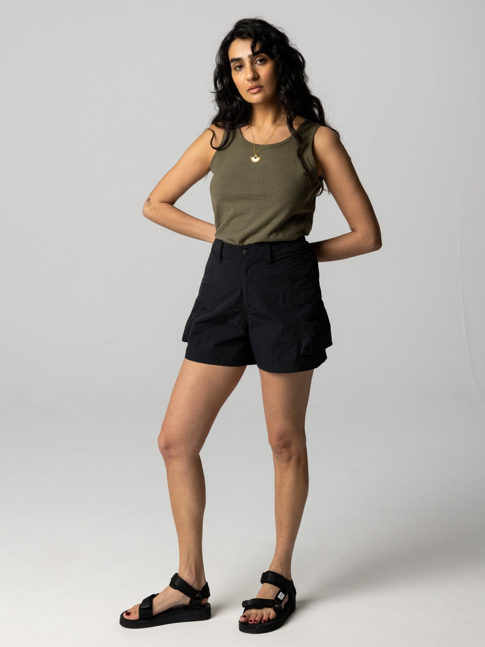 Recycled Shorts in Black - Wander