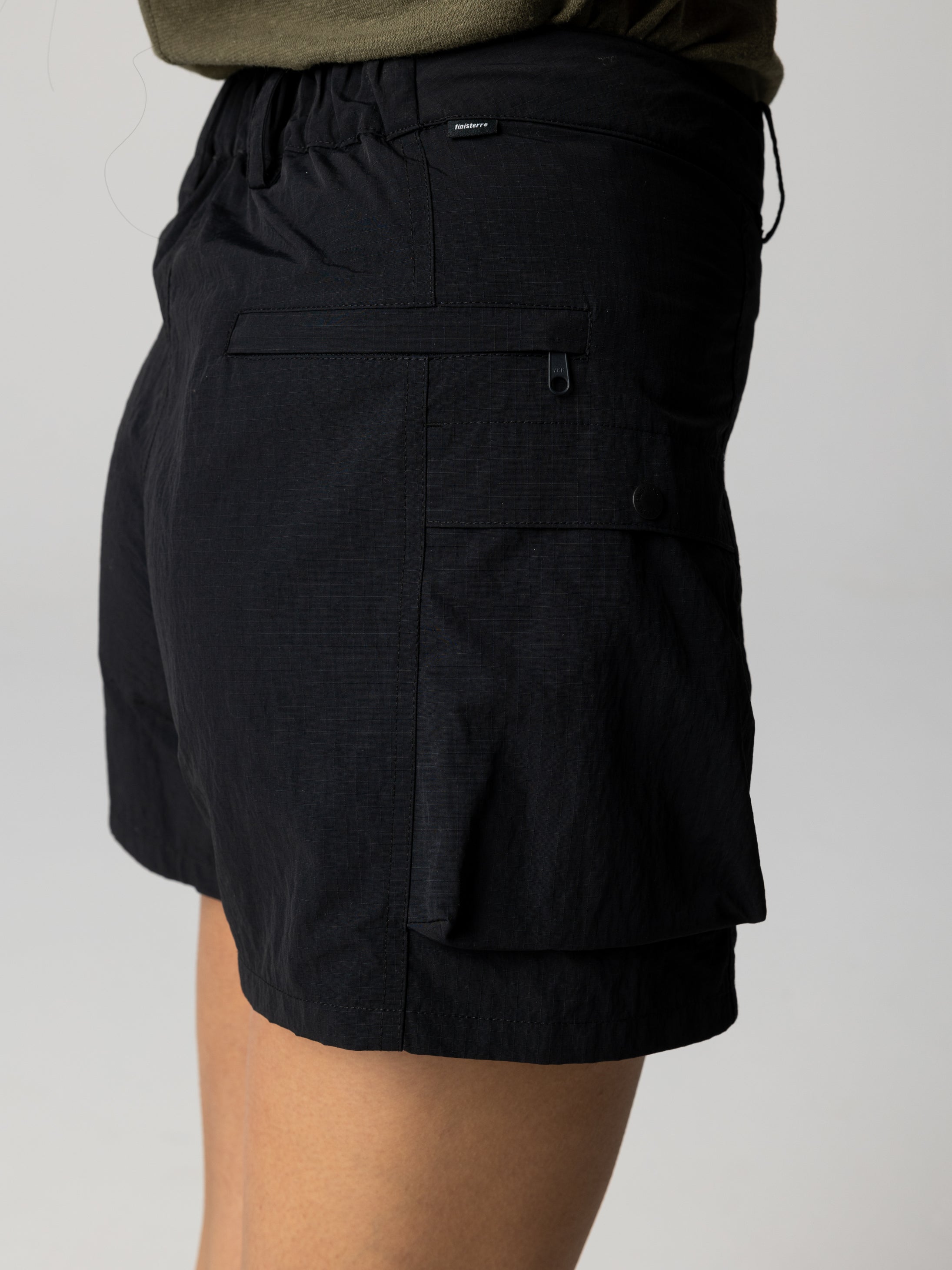 Recycled Shorts in Black - Wander