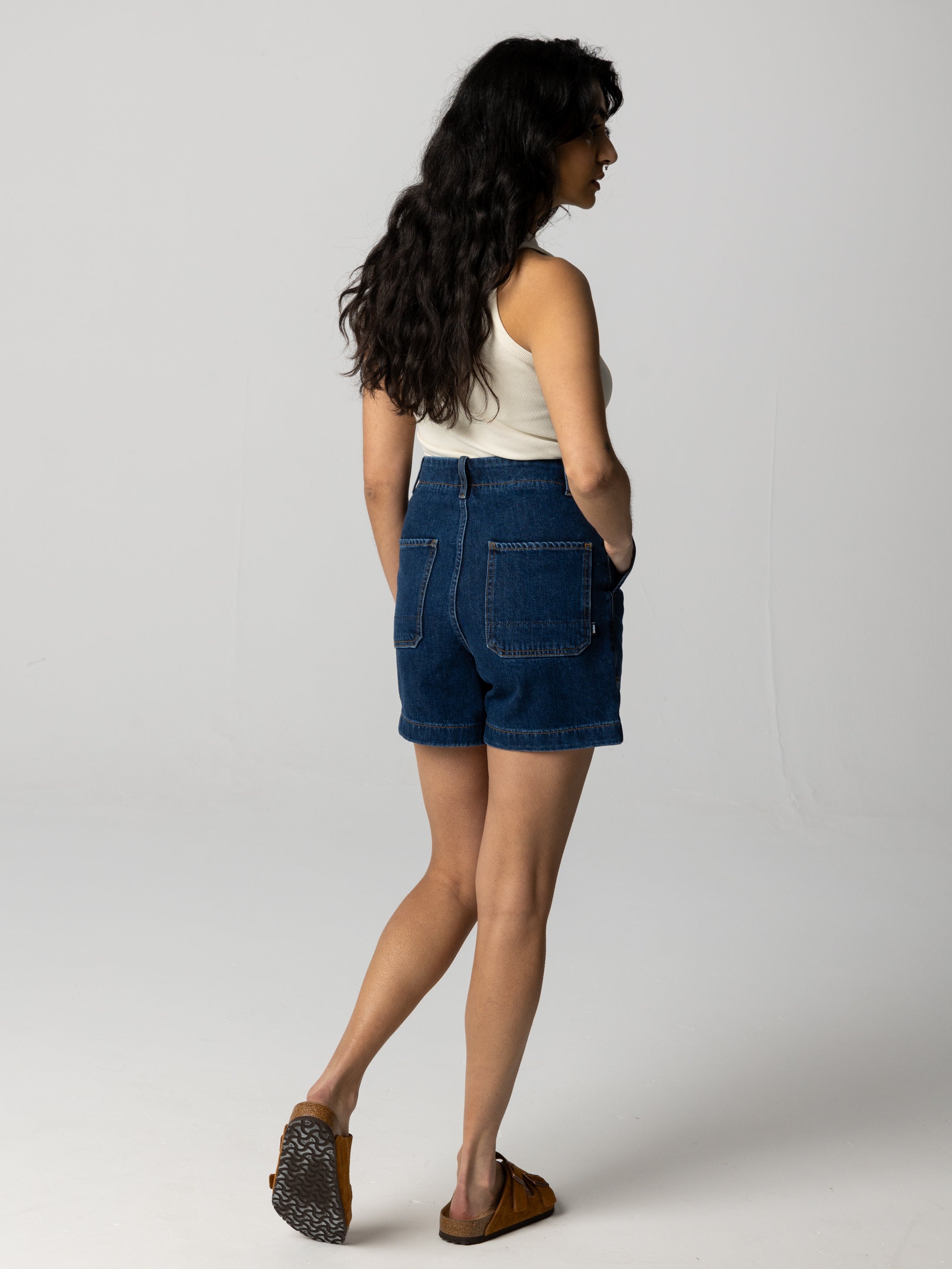 Denim Short in Dark Indigo - Yarrel