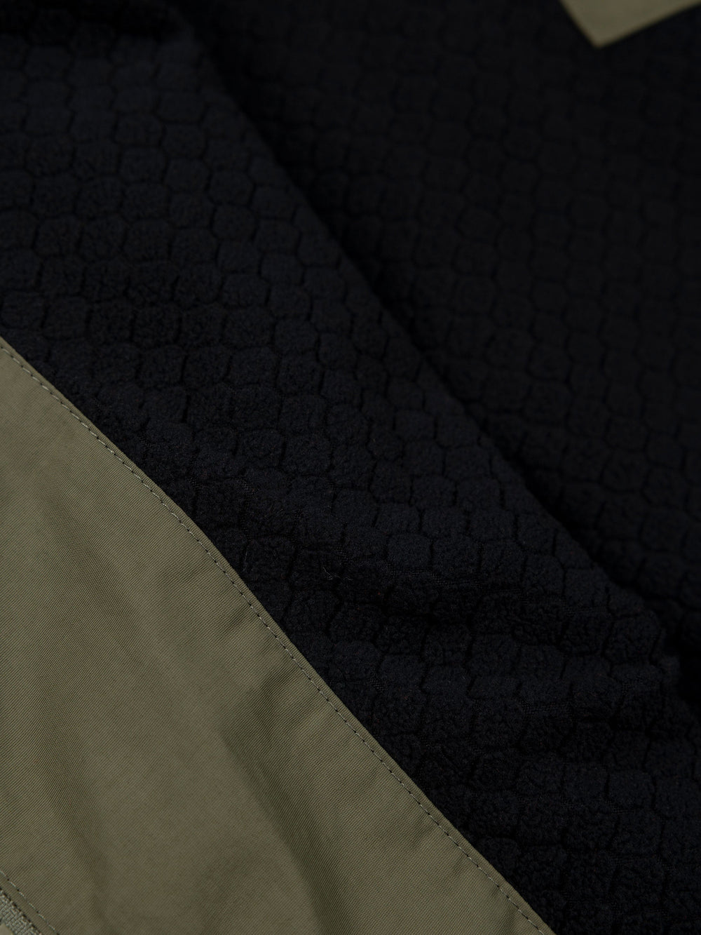 Tego Long Sleeve Robe in Olive/Black
