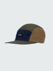 Apex 5-Panel Cap in Olive/Blue