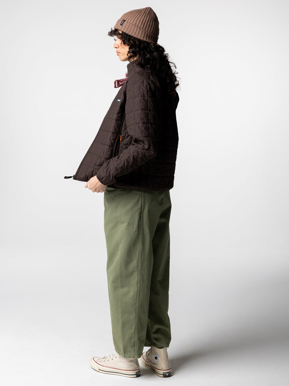 Insulated Jacket in Brown - Firecrest