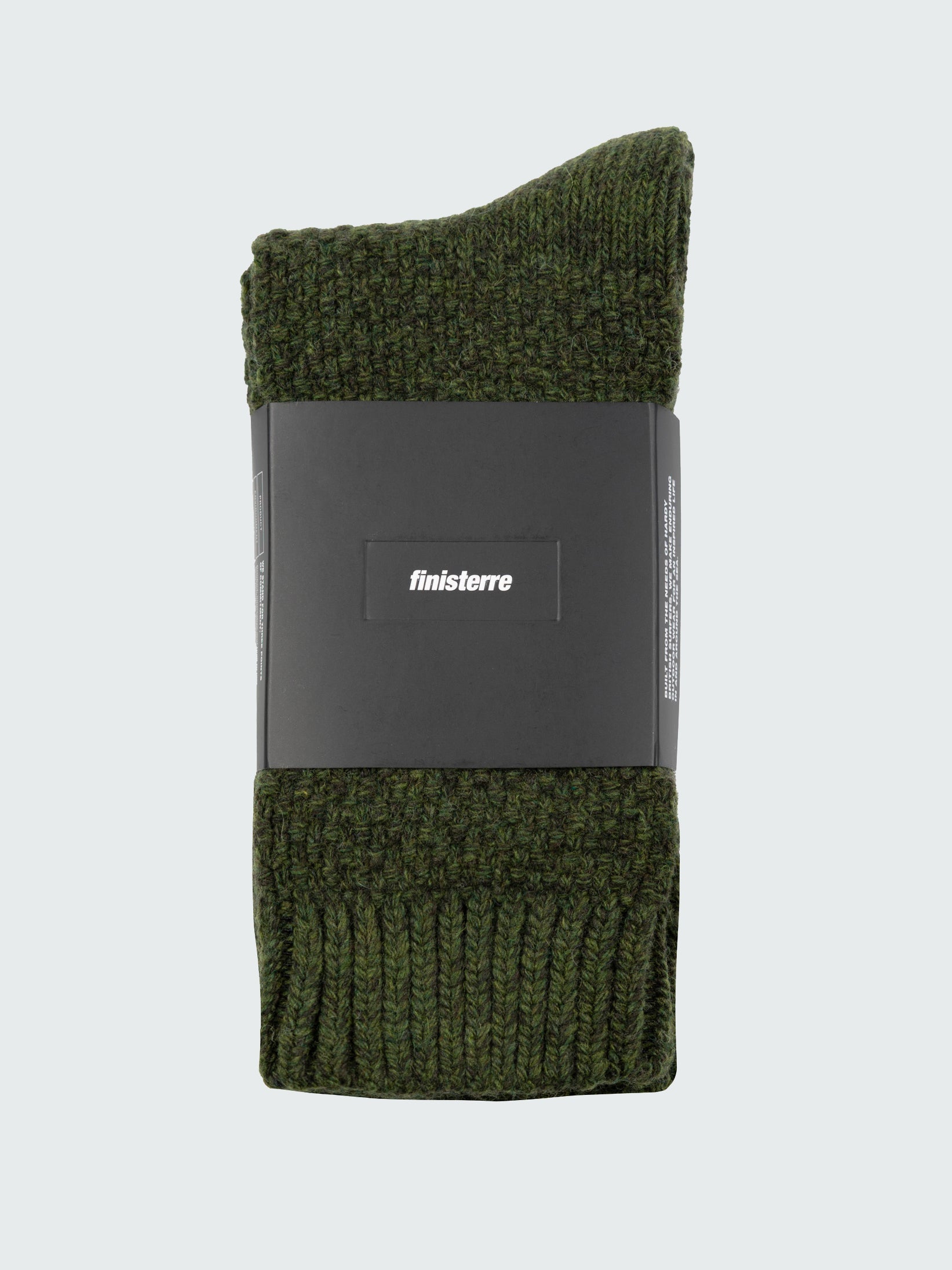Recycled Wool Barents Wool Sock in Olive
