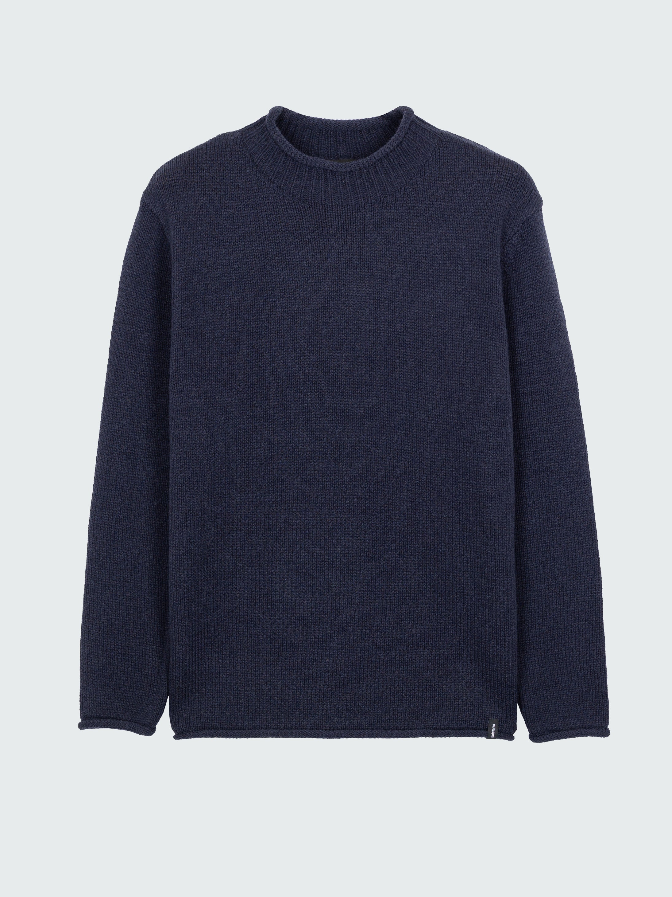 Wool Taran Jumper in Navy