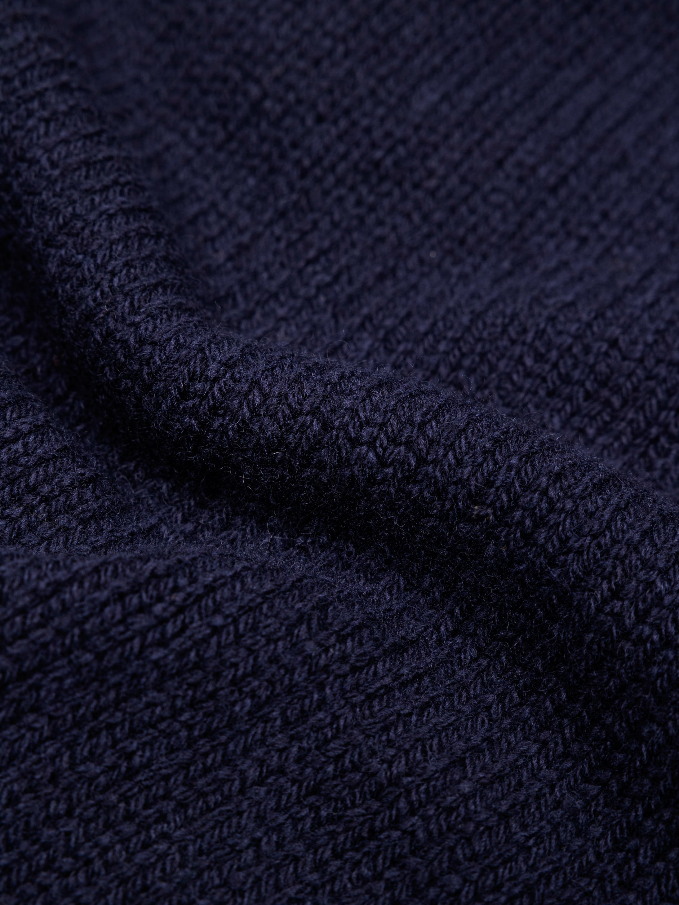 Wool Taran Jumper in Navy