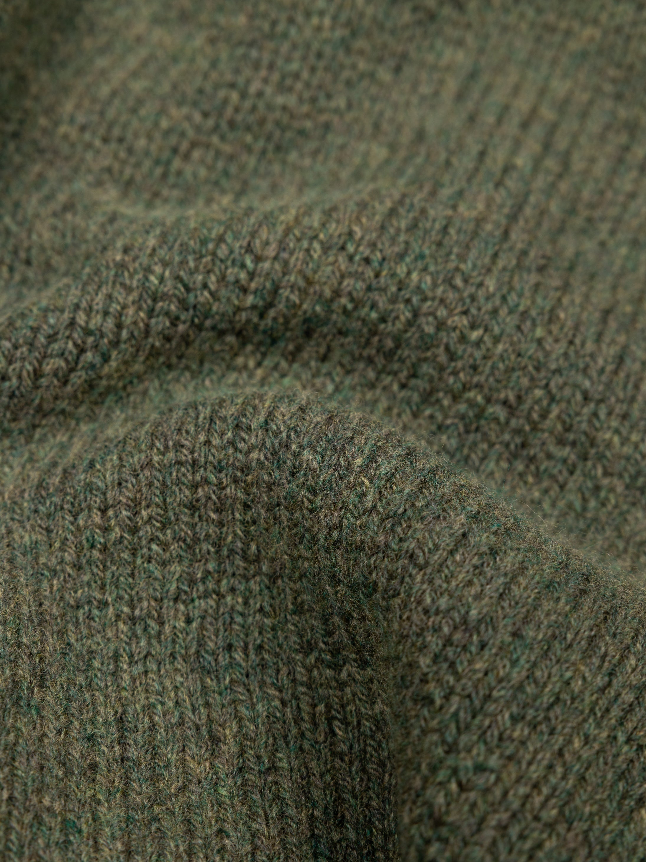 Wool Taran Jumper in Olive