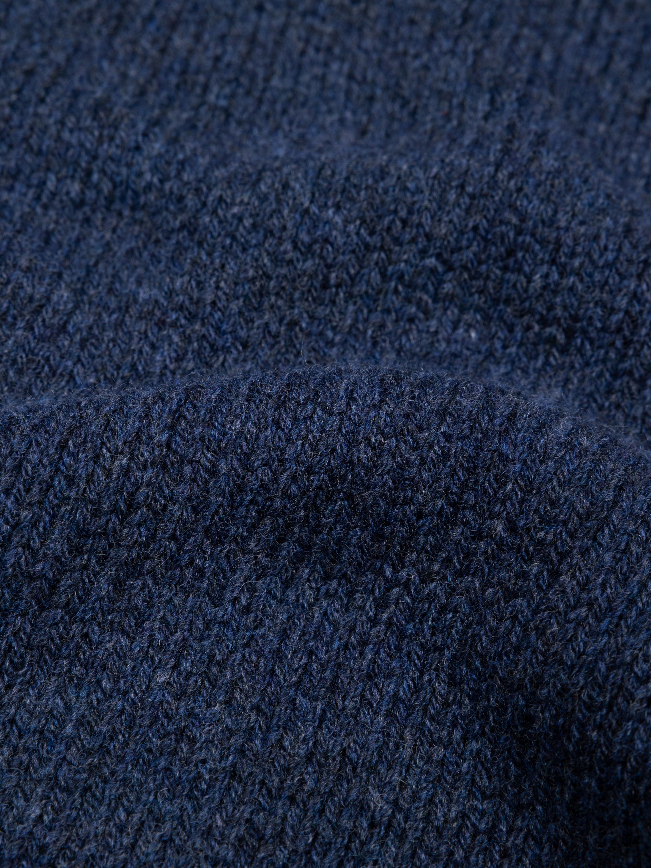 Wool Blend Jumper in Deep Blue - Taran