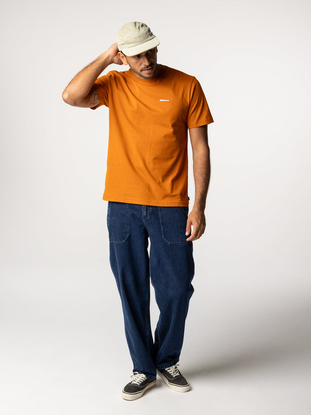 Organic Cotton T-Shirt in Copper - Harlyn