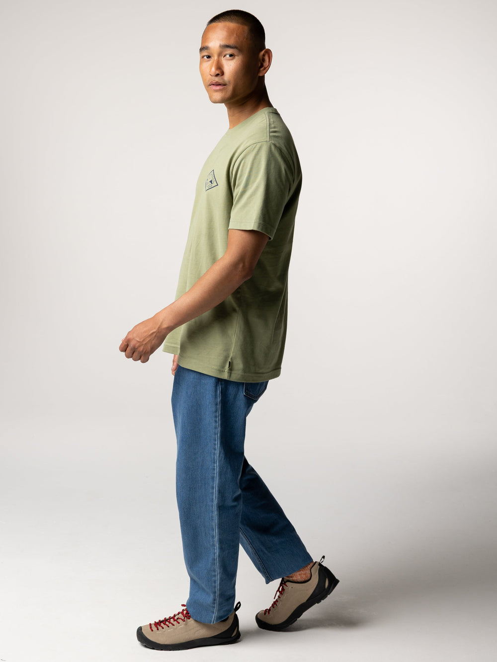 Diamond Logo Tee in Green