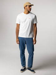 Organic Cotton T-Shirt in White - Thrills Not Spills