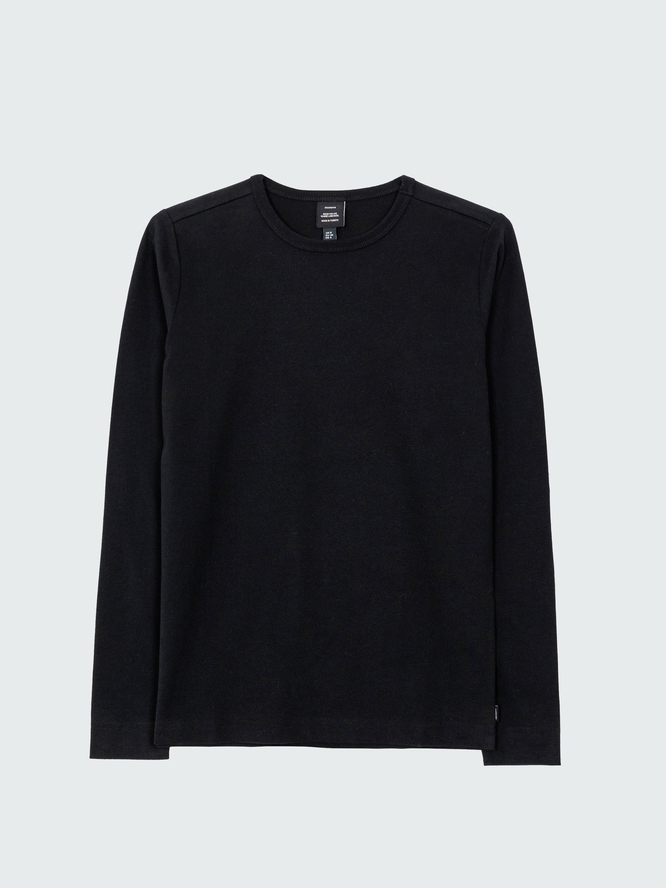 Eldon Long Sleeve T-Shirt in Black