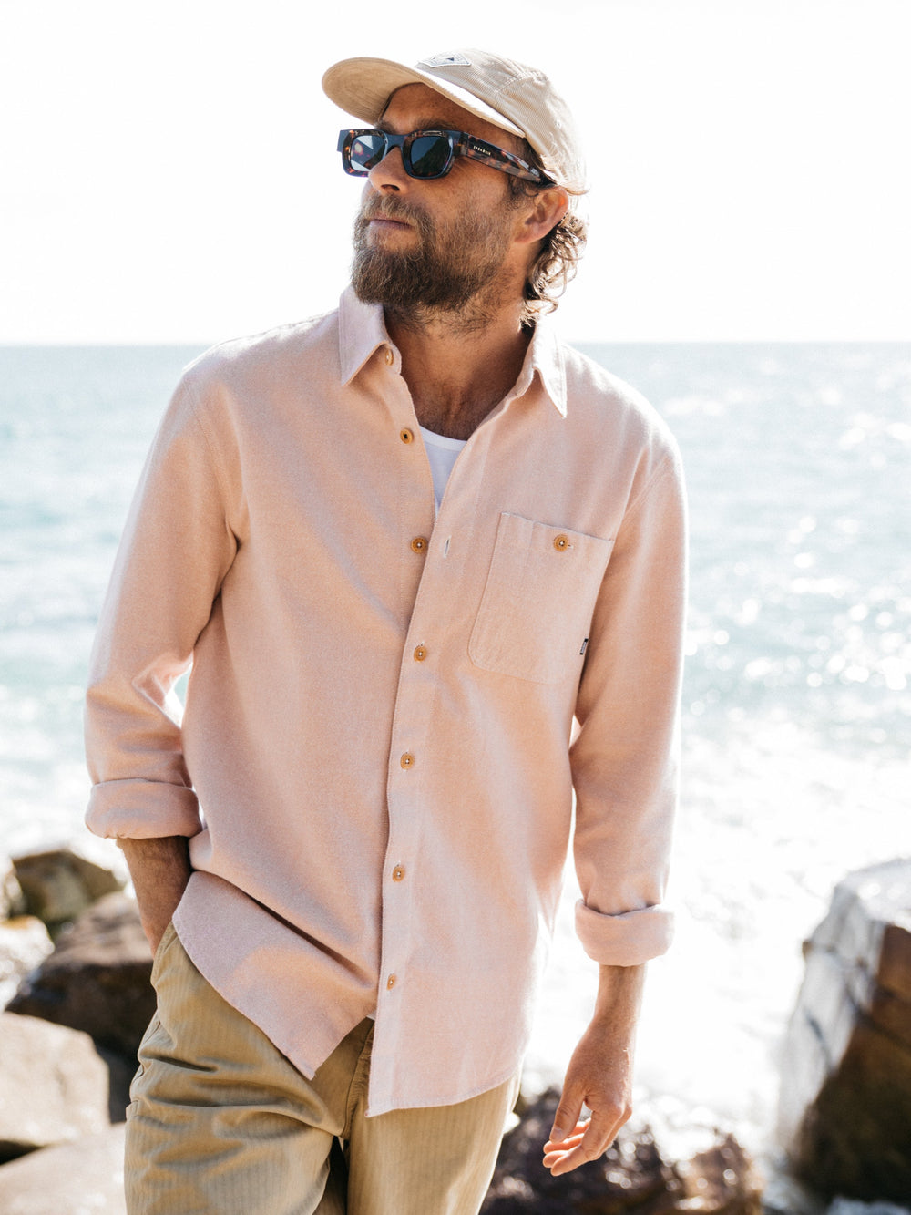 Organic Cotton Shirt in Pink - Gylly
