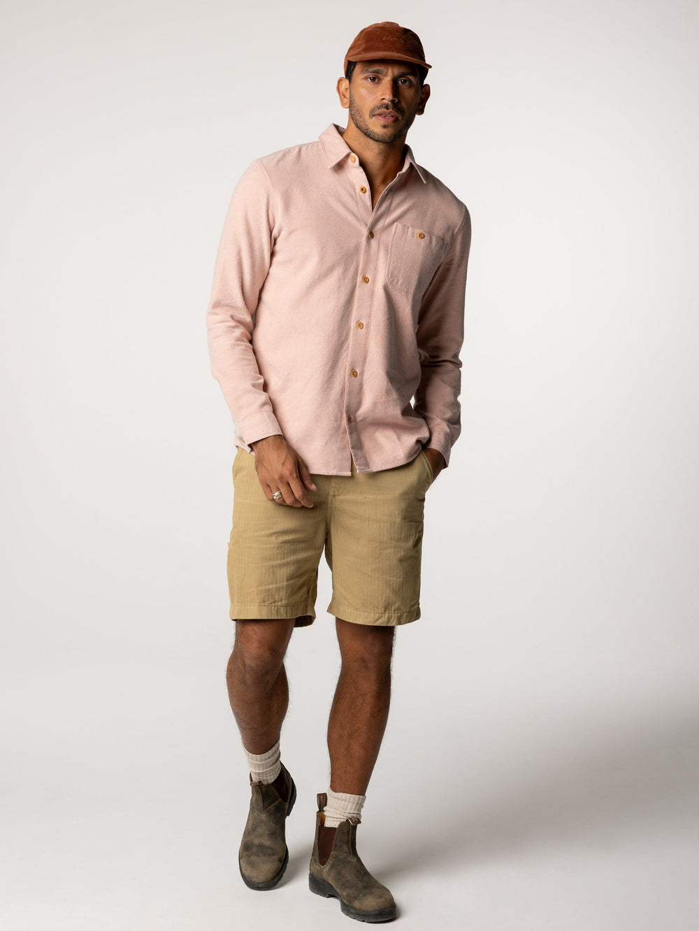 Organic Cotton Shirt in Pink - Gylly