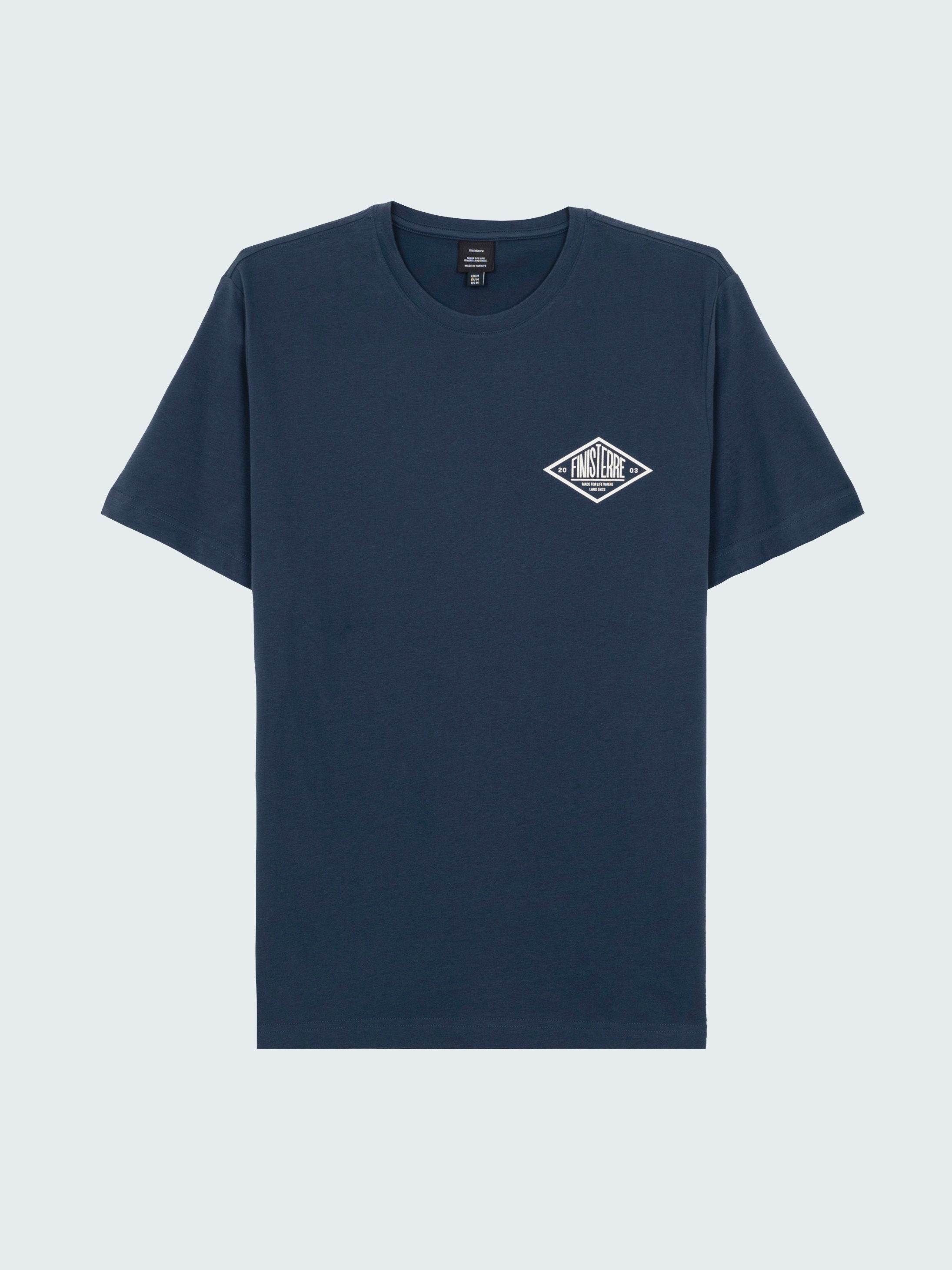Organic Cotton T-Shirt in Navy - Diamond Type