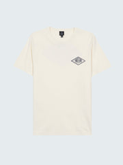 Organic Cotton T-Shirt in Ecru - Diamond Type