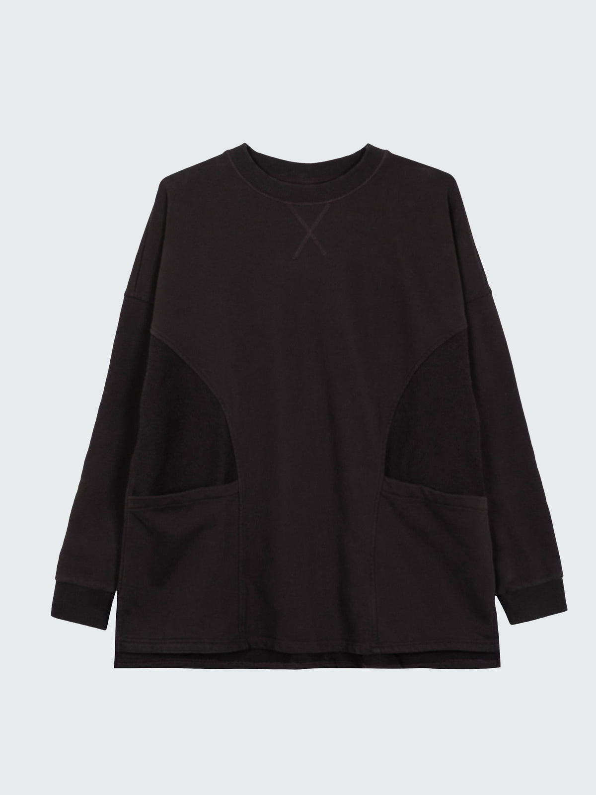 Organic Cotton Sweatshirt in Brown - Awen