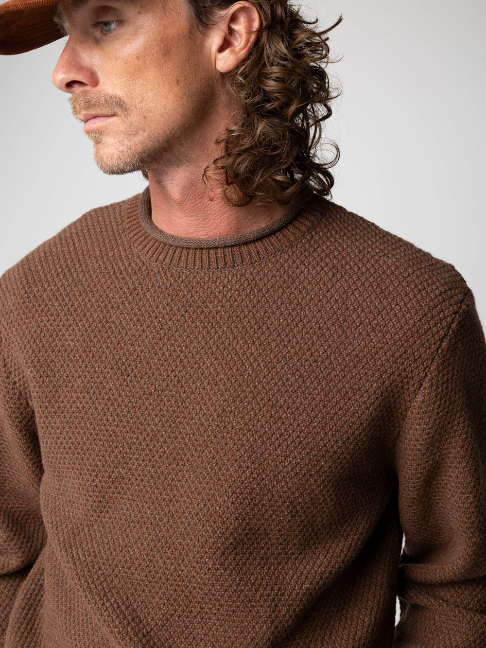 Wool Jumper in Brown - Barents