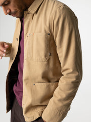 Organic Cotton Lined Jacket in Flint - Basset