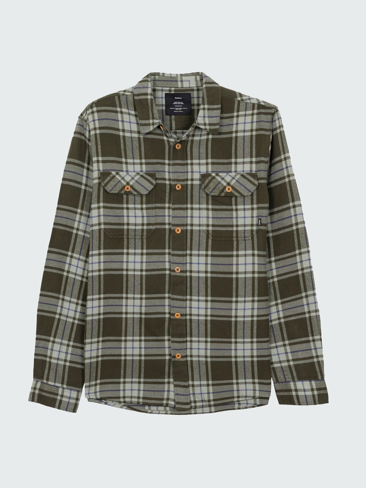Check Shirt in Timber Green Check - Beardsmore
