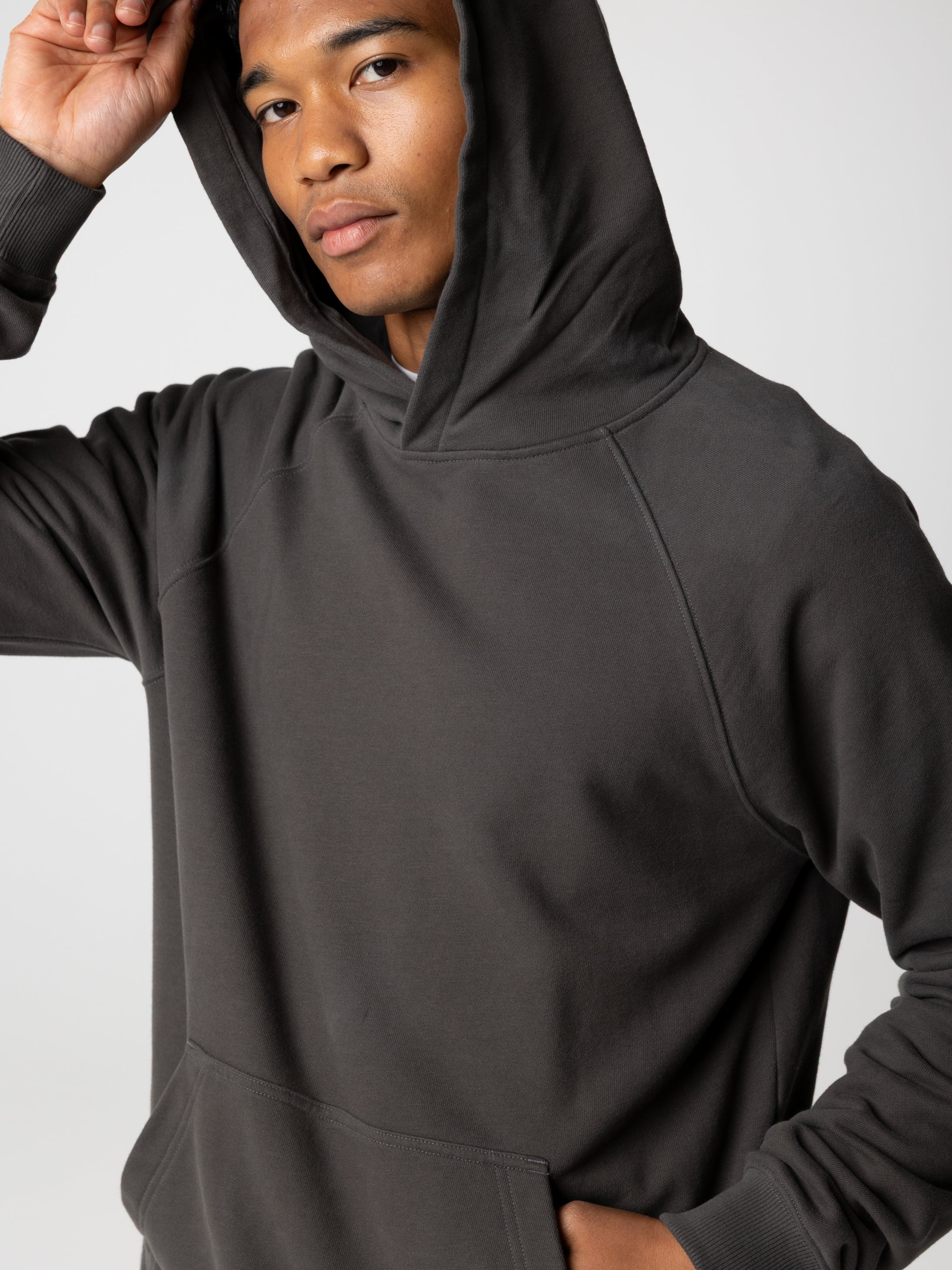 Organic Cotton Hoodie in Black - Coho